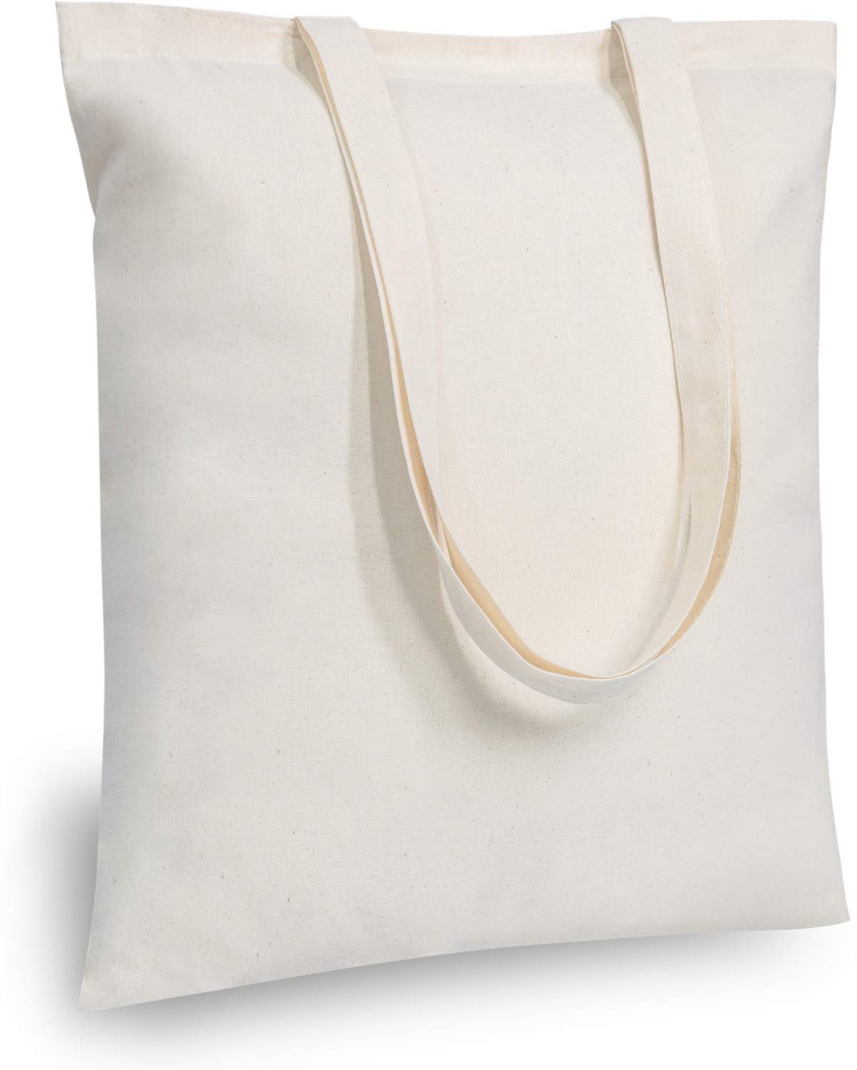 TopDesign bolsa algodón 16x15 para uso diario con asa reforzada