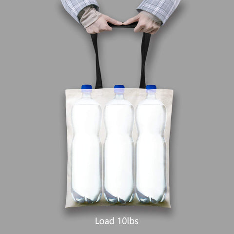 TOPDesign tote con garantía de reemplazo gratuito por un año.
