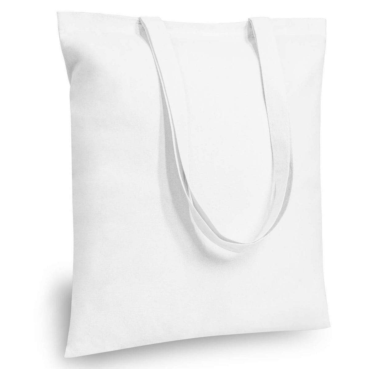 TOPDesign Tote algodón blanco 16x15 – vista frontal para compras ecológicas.