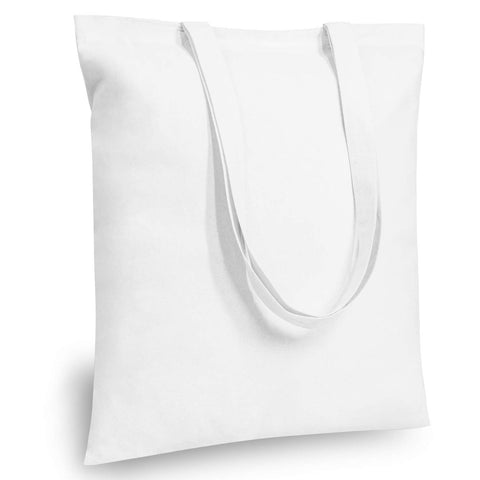TOPDesign Tote algodón blanco 16x15 – vista frontal para compras ecológicas.