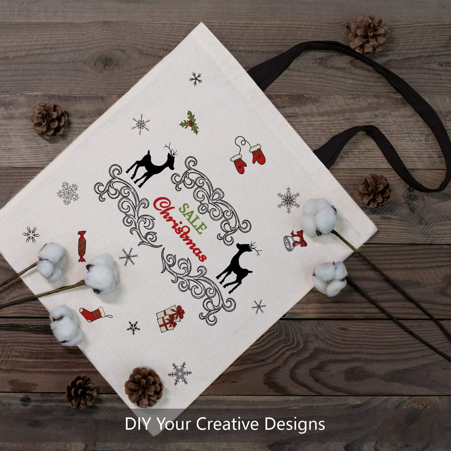 TOPDesign tote para arte y manualidades en casa, regalo personalizado.
