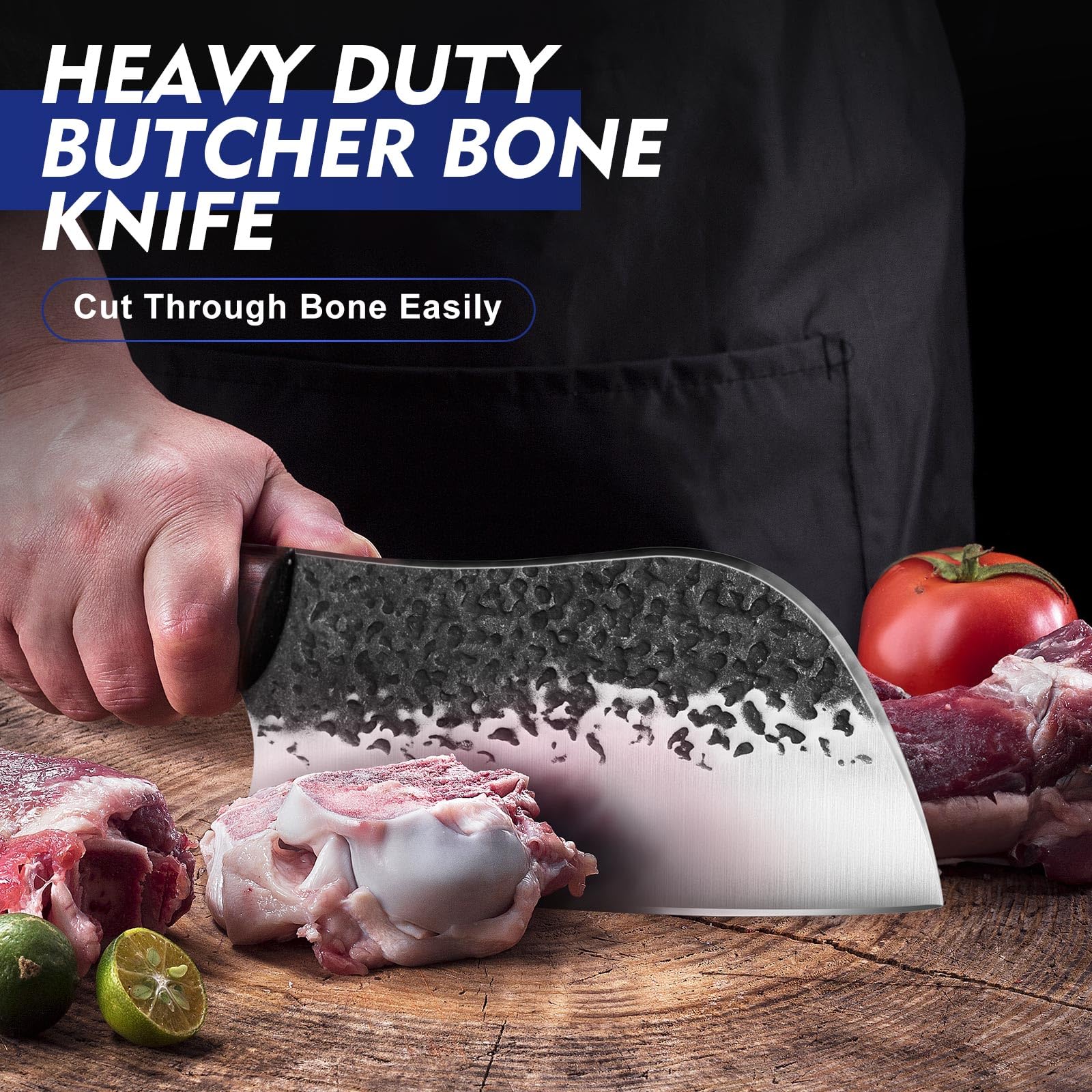 Cuchillo deshuesar Topfeel con mango palisandro para mayor comodidad.