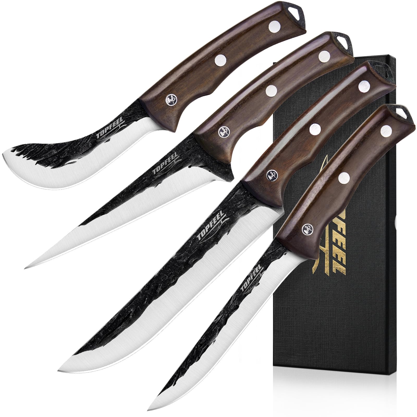 Topfeel cuchillo rebanar, filo preciso para filetear carne y pescado con facilidad