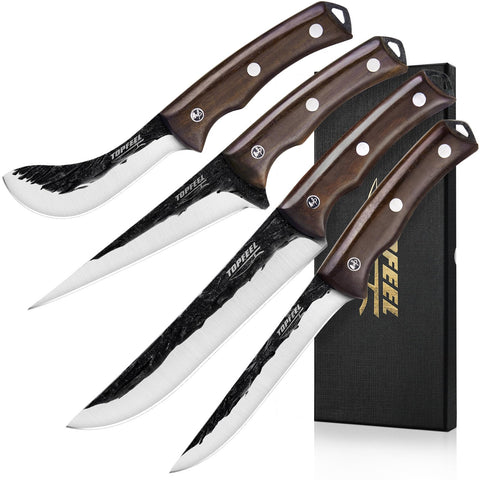 Topfeel cuchillo rebanar, filo preciso para filetear carne y pescado con facilidad