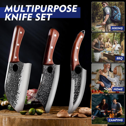 Topfeel cuchillo vikingo de 6.5 pulgadas ideal para trocear carne y deshuesar.