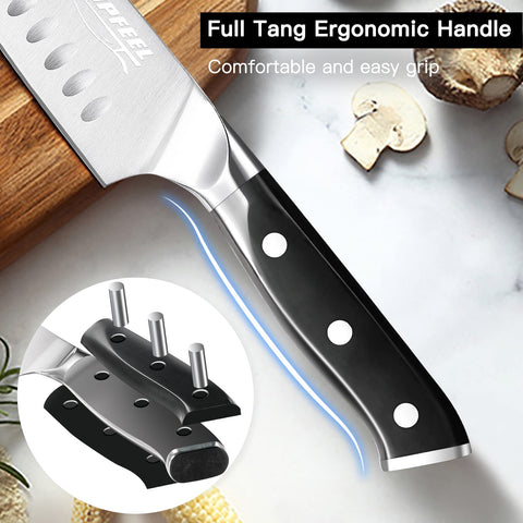 Set de cuchillos Topfeel ideal como regalo para cocineros.