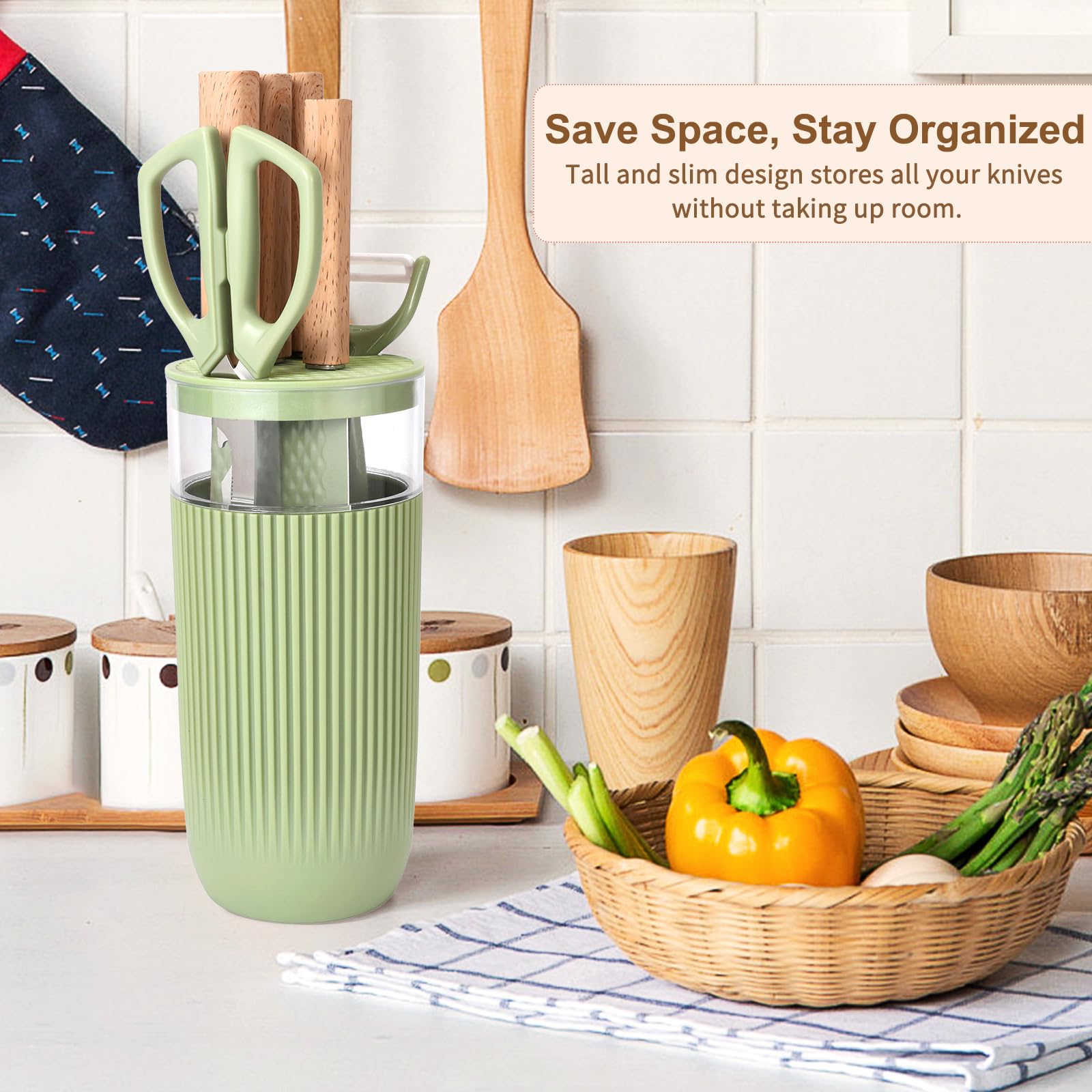 TOPLUCKY mango ergonómico verde, agarre cómodo durante largas sesiones