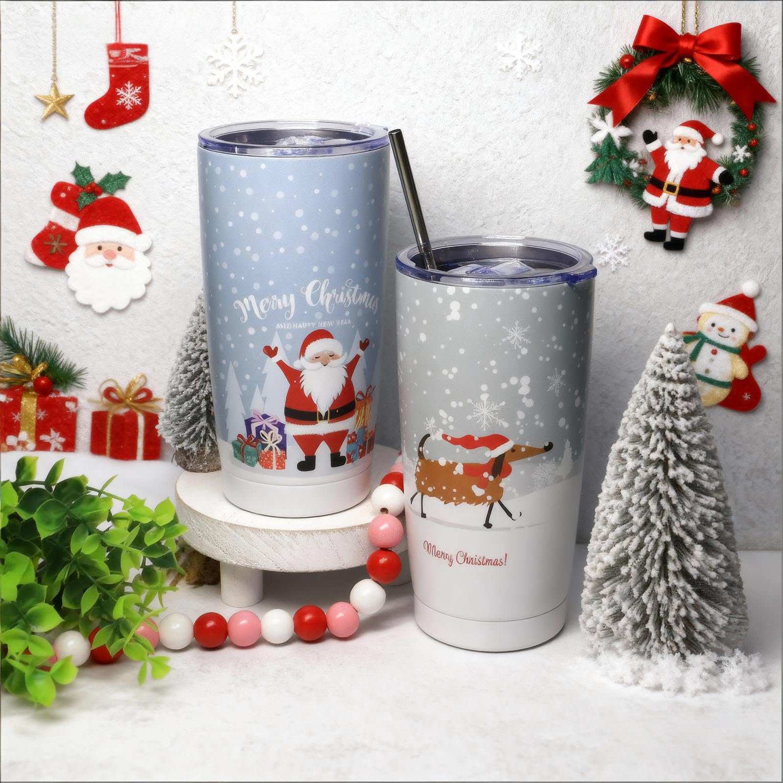 Topphopy vasos termicos navidad diseños clasicos: momentos festivos con toque elegante.