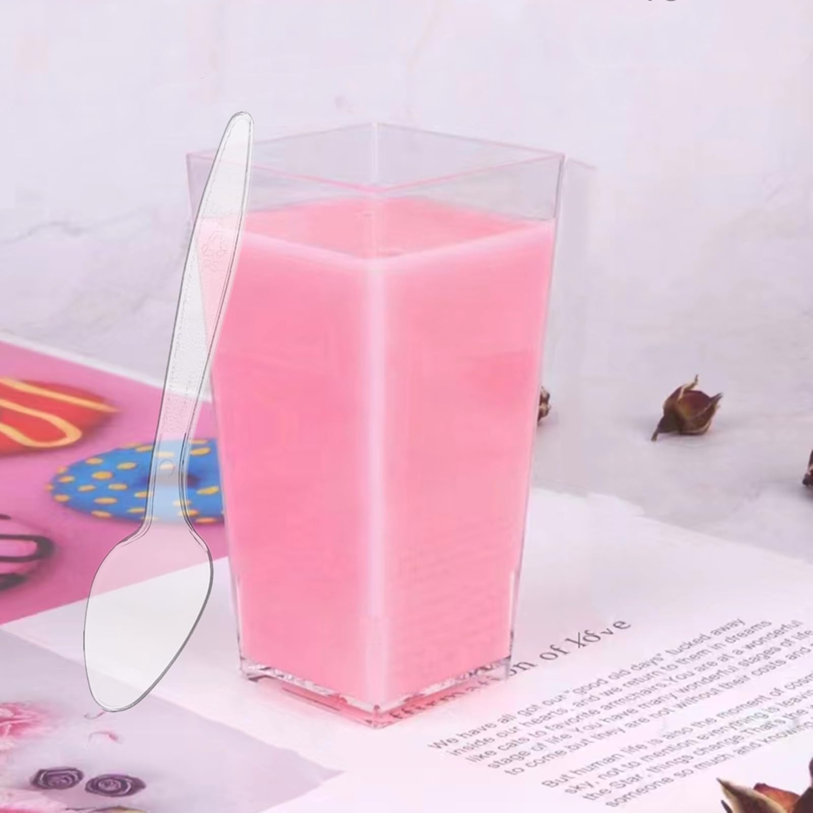 Uso versátil en fiestas y catering con vasos postre ToppYuanZea.