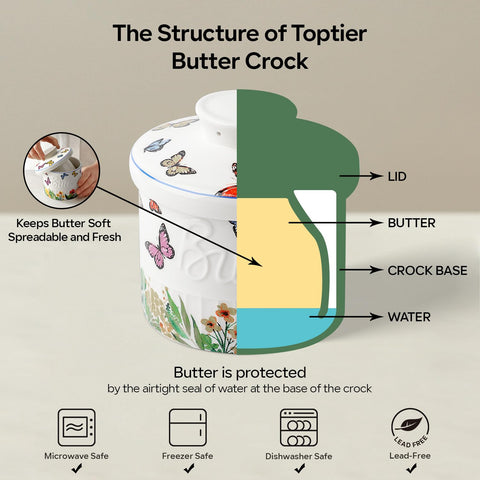 Mantequilla suave con Toptier, perfecta para tostadas.