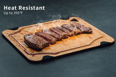 Tabla TOPTIER de fibra de madera, diseño natural que combina con cualquier cocina.