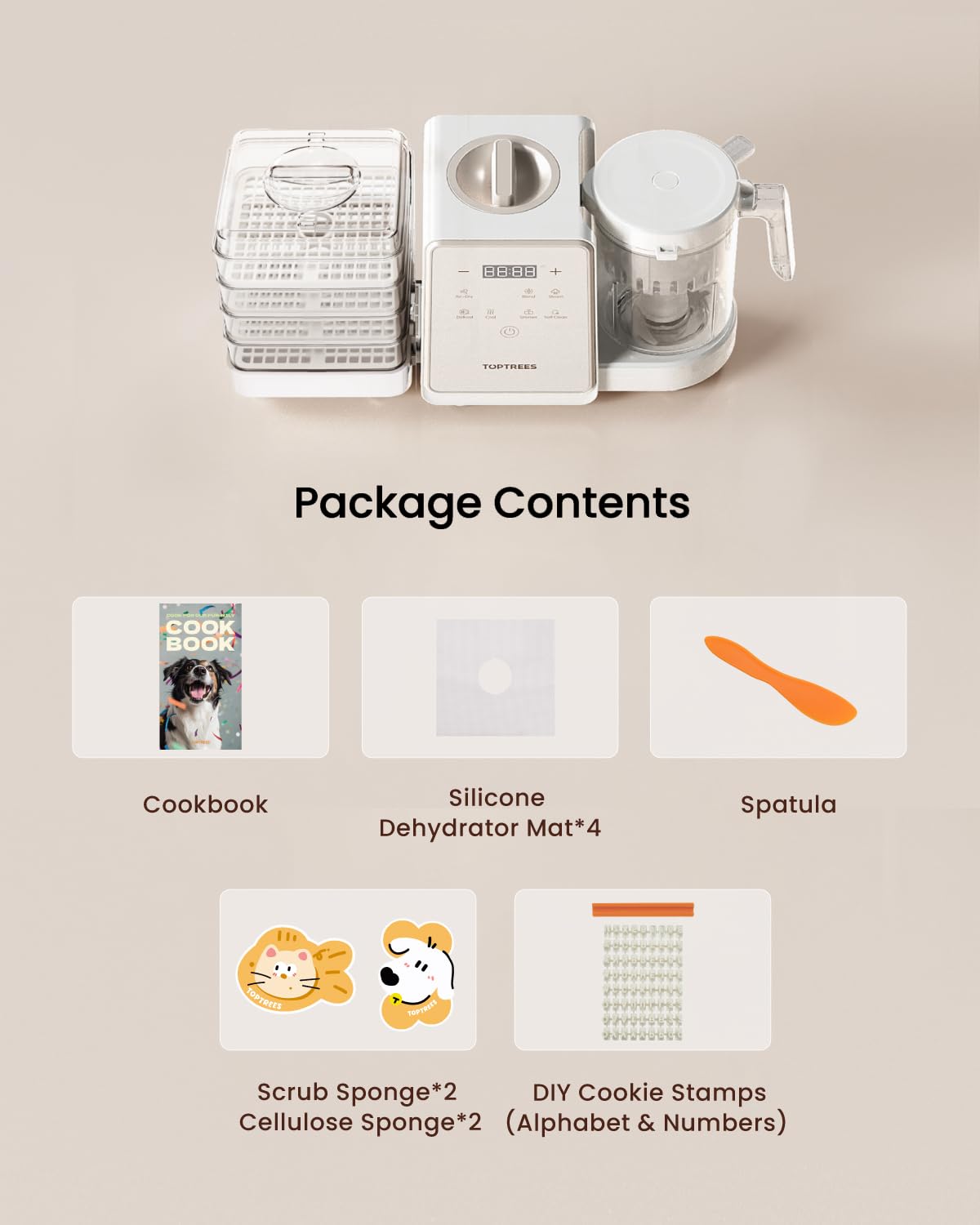 TOPTREES Pet Fresh Maker diseño compacto ideal como regalo