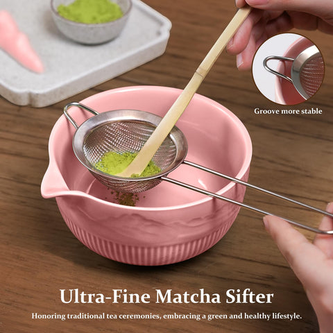 TOPUPA cuchara de bambú para medir y servir el matcha con precisión.