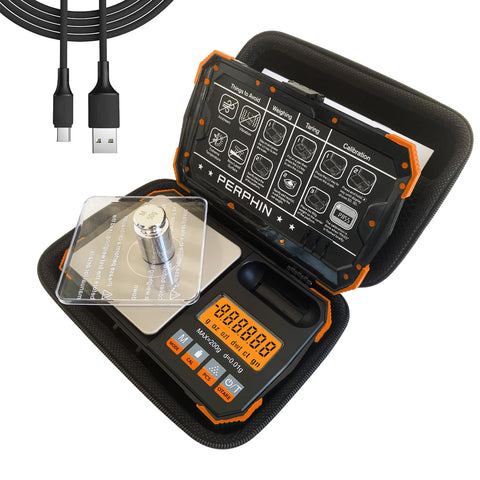 TOPWEIGH Balanza de bolsillo para joyería, especias y té con precisión