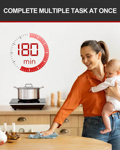 Panel táctil y pantalla luminosa de TOPWISH para recetas rápidas