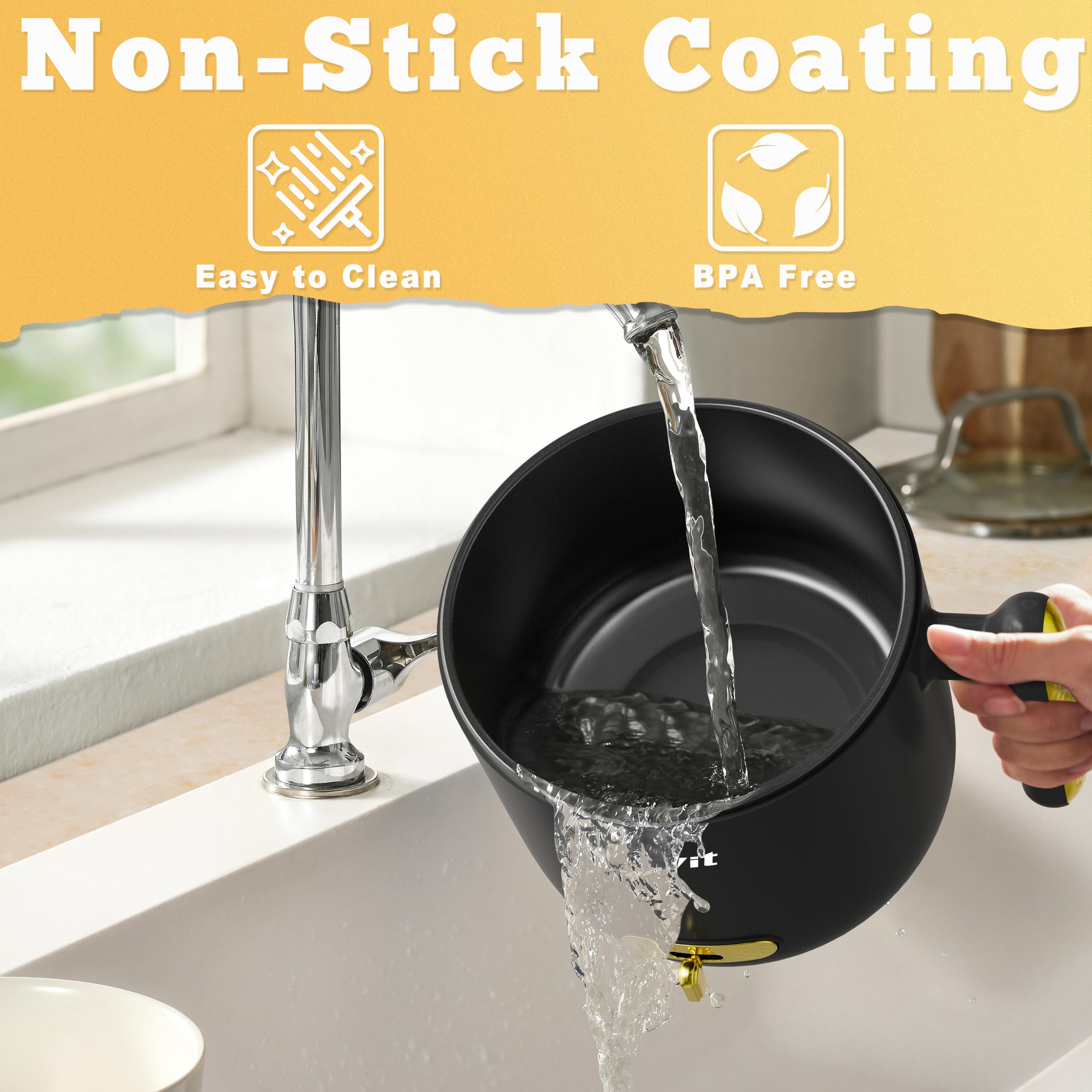 TopWit diseño negro clásico, regalo práctico para cocineros ocasionales.