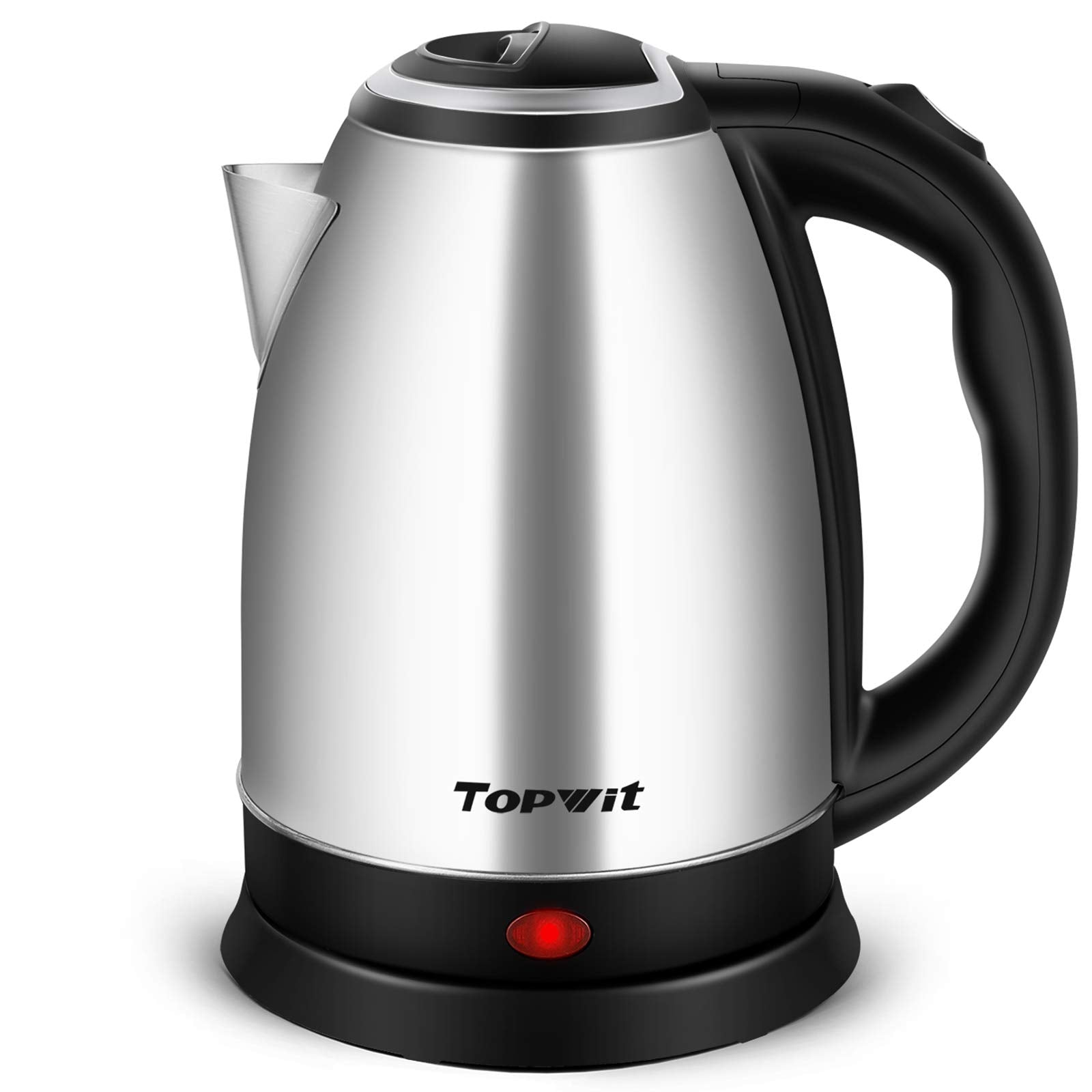 TopWit hervidor eléctrico con cuerpo de acero inoxidable para uso diario y seguridad