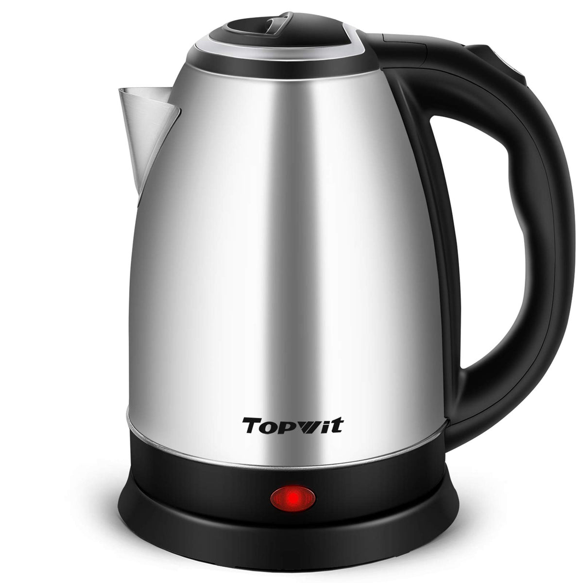 TopWit hervidor eléctrico con cuerpo de acero inoxidable para uso diario y seguridad