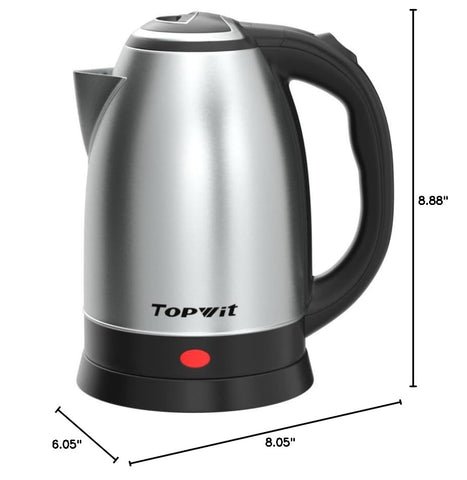 TopWit diseño en acero inoxidable garantiza durabilidad y sabor limpio