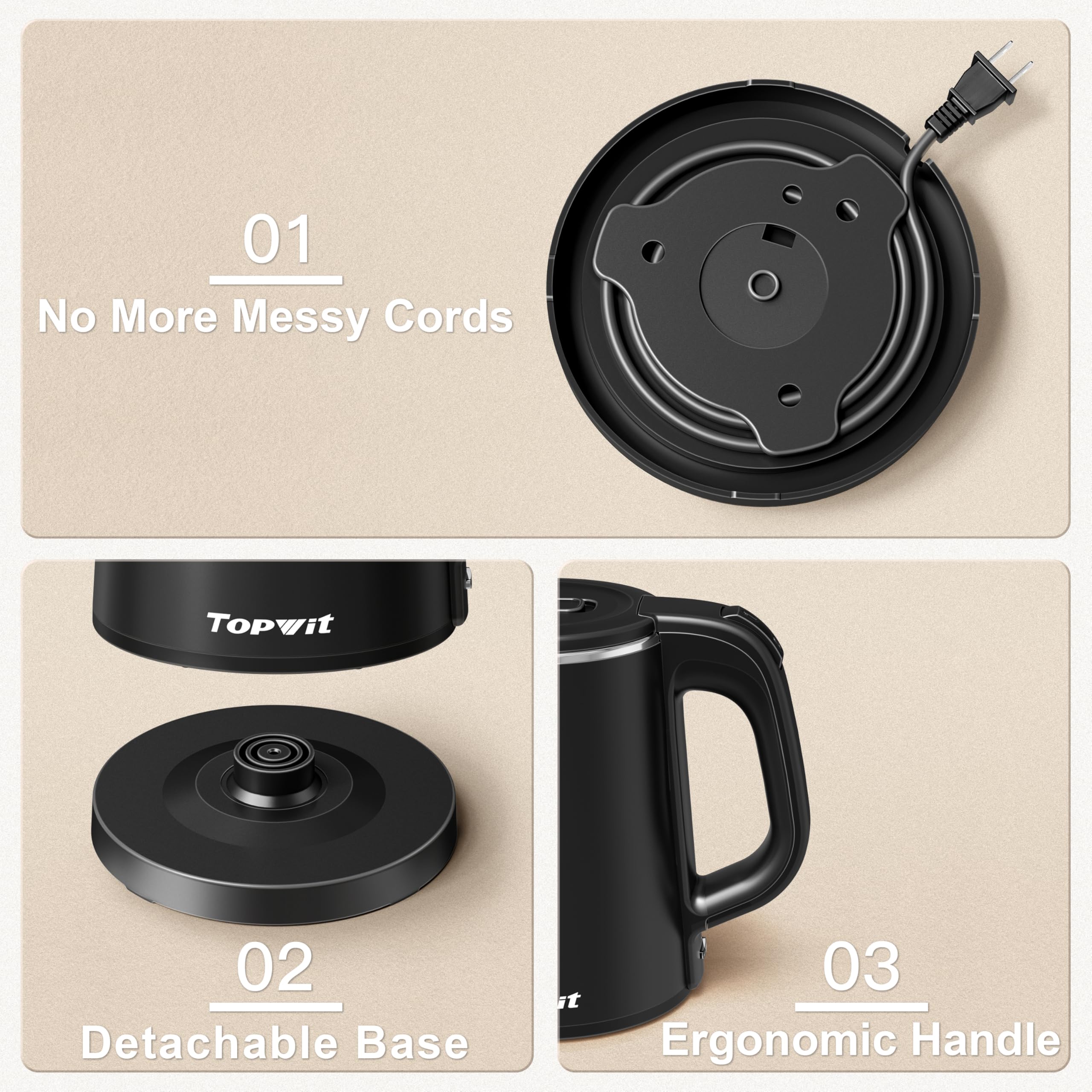 Diseño ligero y portátil, ideal para hoteles y oficinas