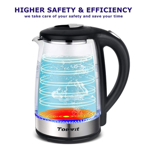 TopWit vapor suave saliendo durante el hervido, diseño eficiente