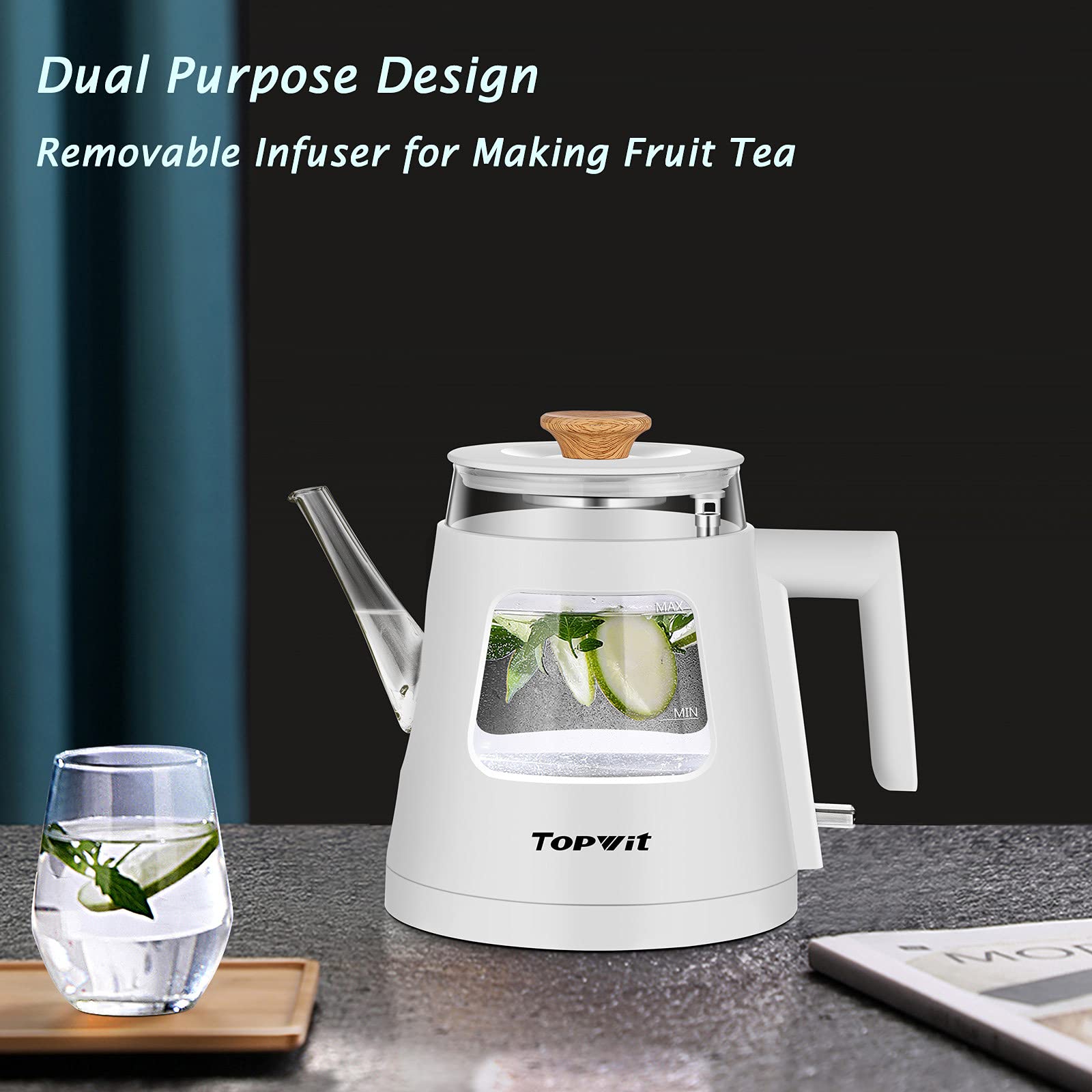 TopWit infusor desmontable facilita limpieza y filtrado