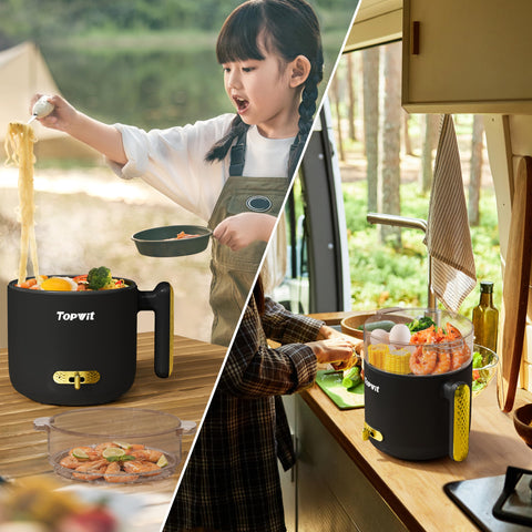 TopWit es apta para ramen, huevos y verduras con múltiples funciones.