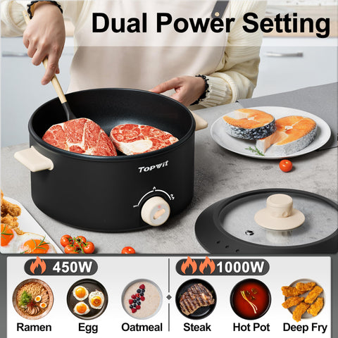 TopWit Tapa de vidrio con ventilación para monitorizar cocción