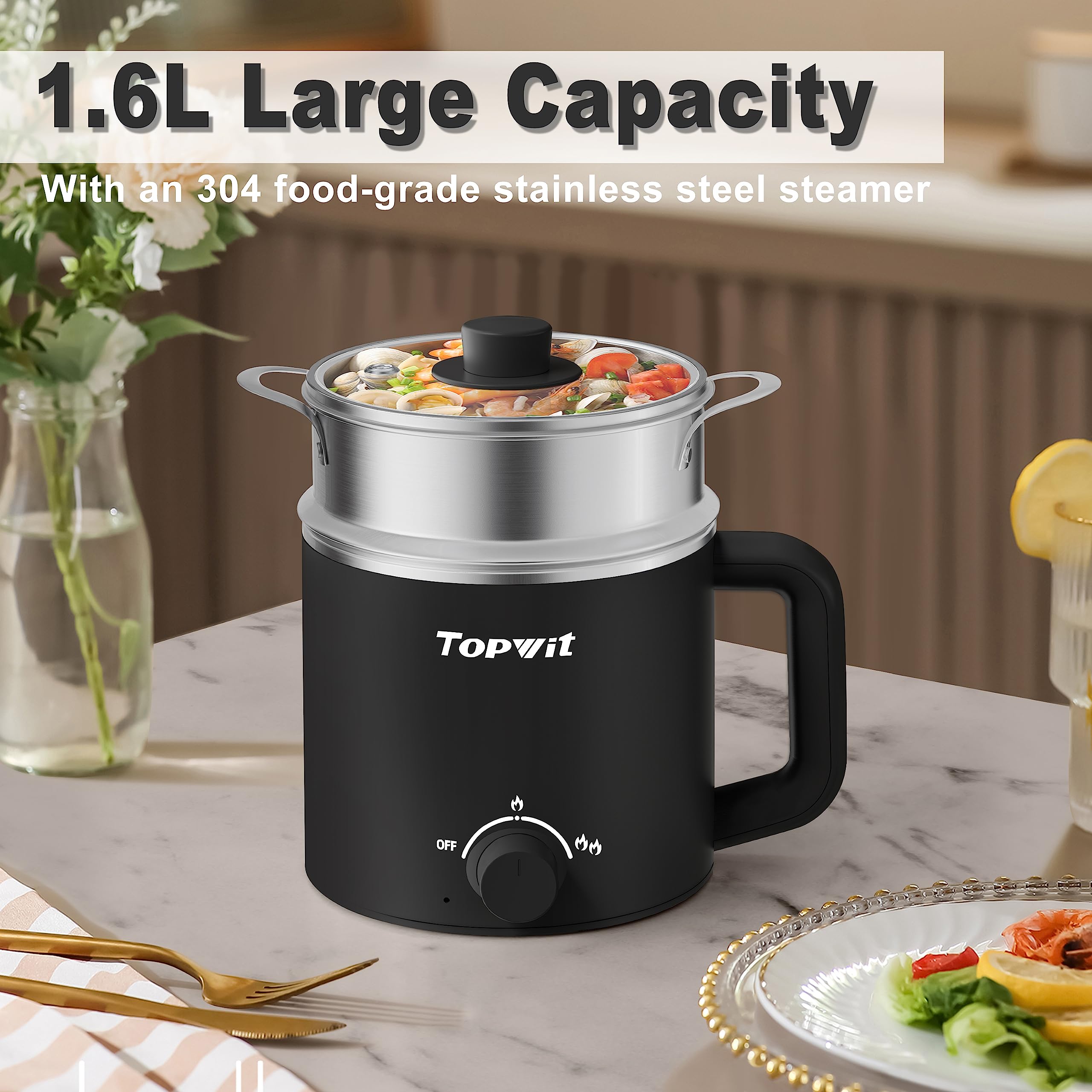 TopWit tapa de vidrio templado, uso cómodo y seguro.