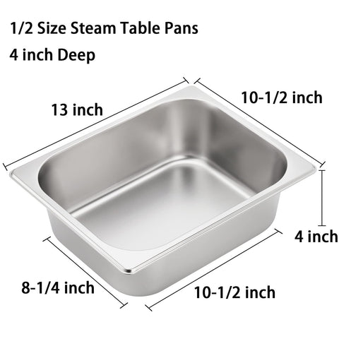 Bandeja TOPZEA catering apilable en acero inoxidable para ahorro de espacio.