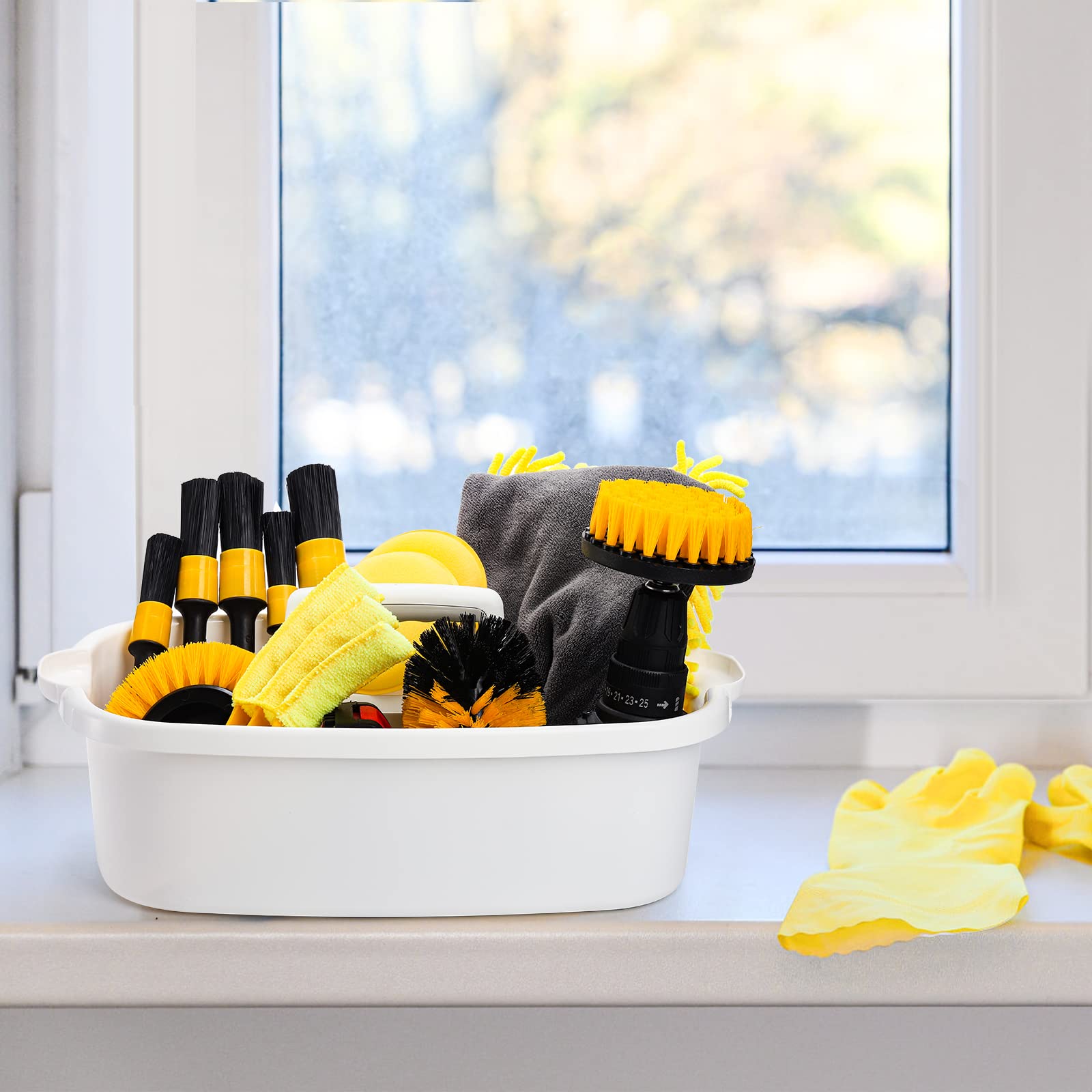 TOPZEA juego multiusos para suministros de limpieza, ideal para baño y cocina
