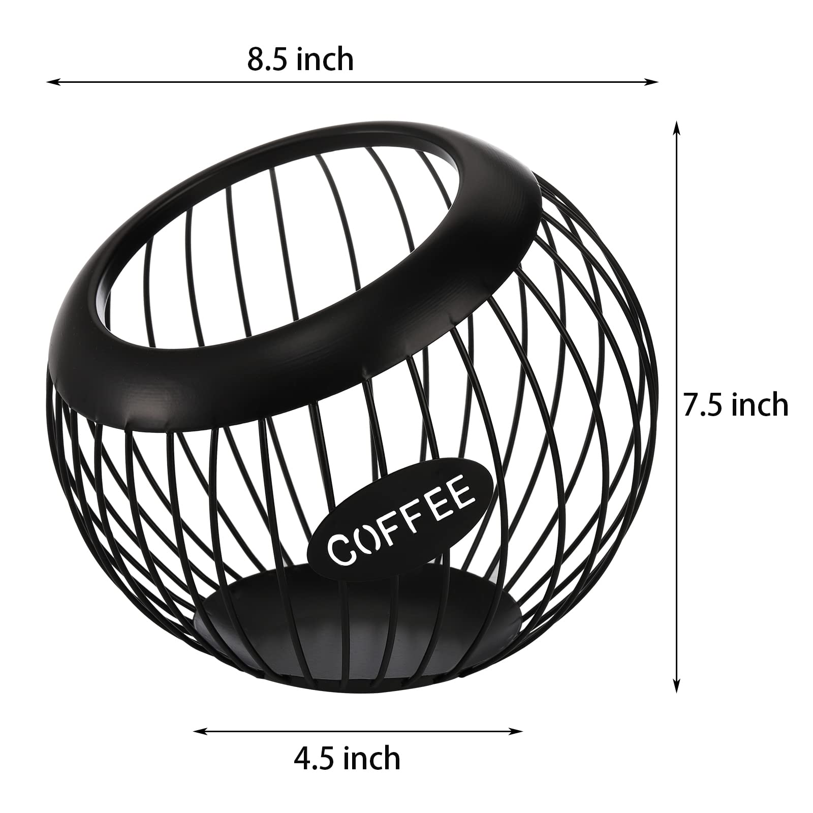 TOPZEA estructura metálica estable para cápsulas K-Cup