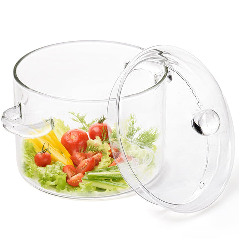 TOPZEA tapa de cristal para cazo, mantiene el calor.