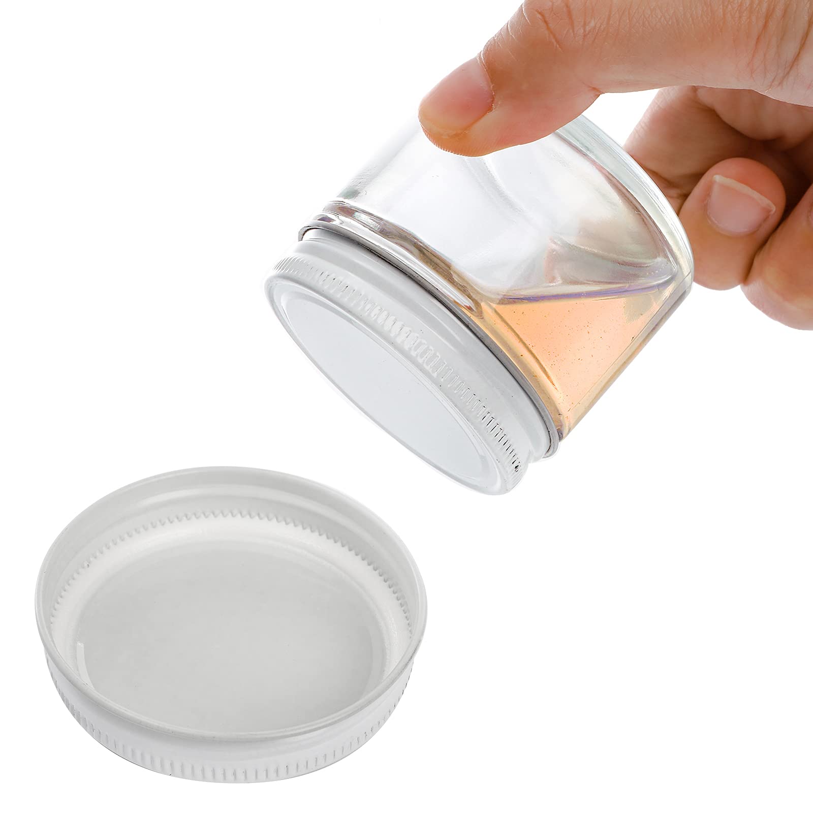 TOPZEA tarros vidrio para cosmética: cremas y ungüentos en envase elegante.