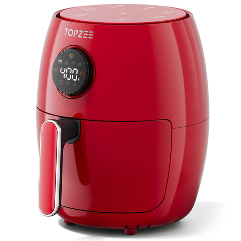 Topzee freidora de aire compacta 2.1QT para comidas rápidas y crujientes.