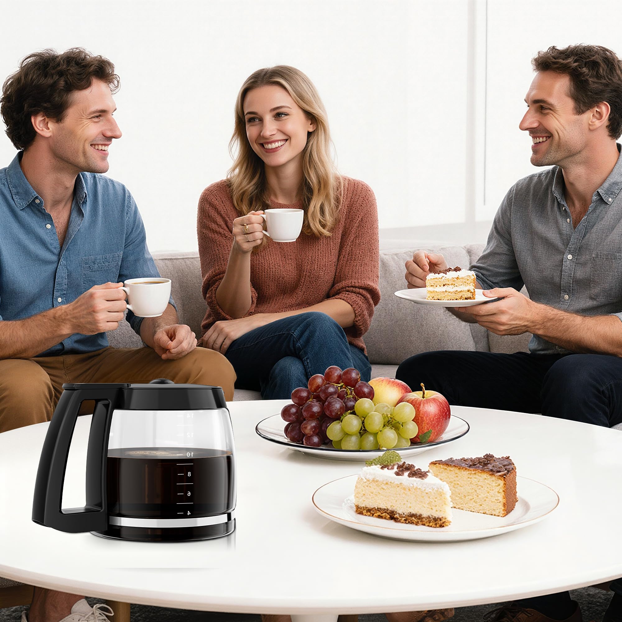 TORETAS jarra para uso diario de café, ideal para lotes grandes.