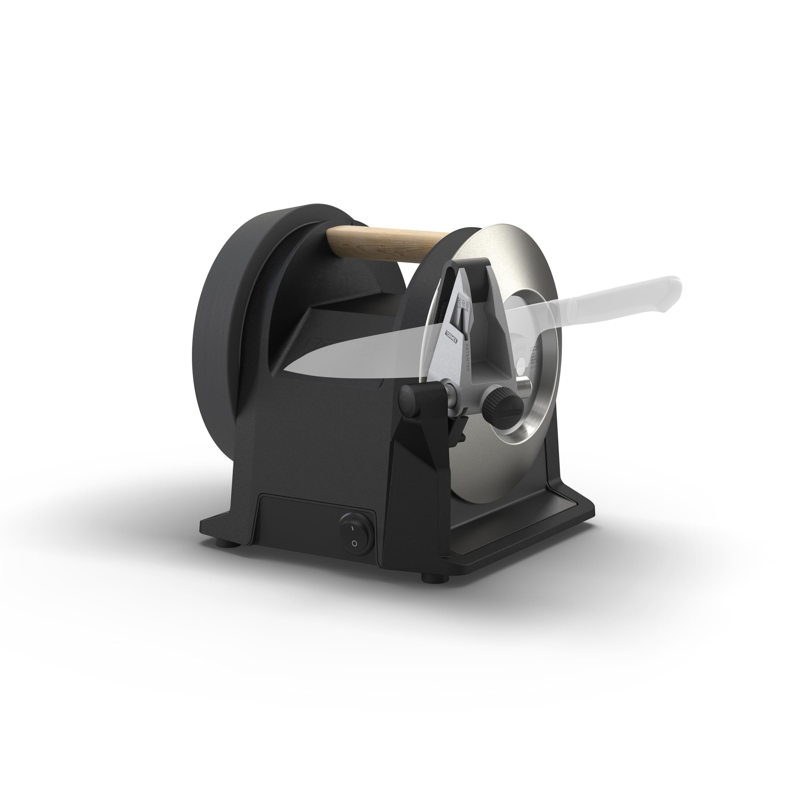 Tormek T-1 guía de ángulo patentada para afilar cuchillos con precisión