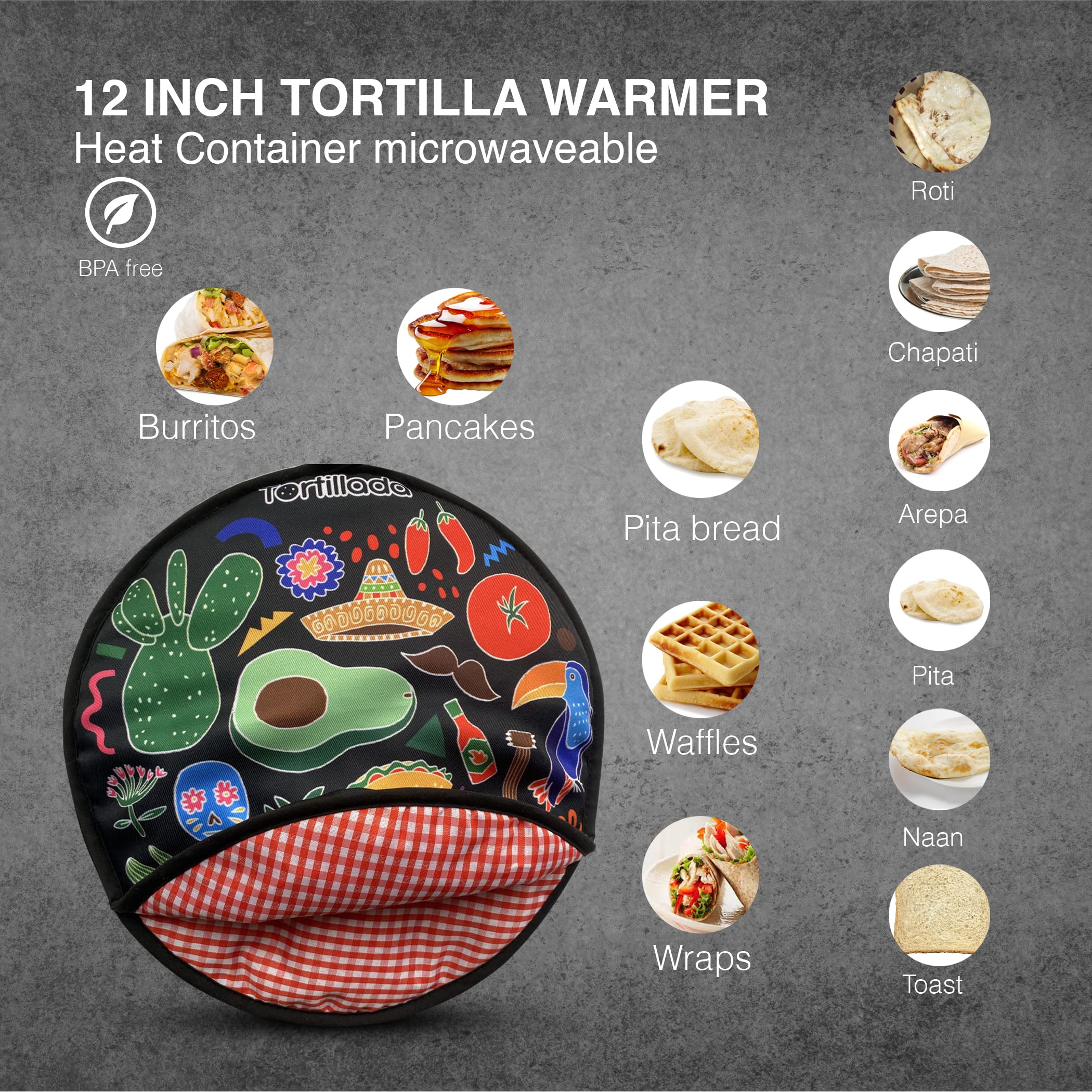 Tortillada apta para tortillas caseras y compradas.