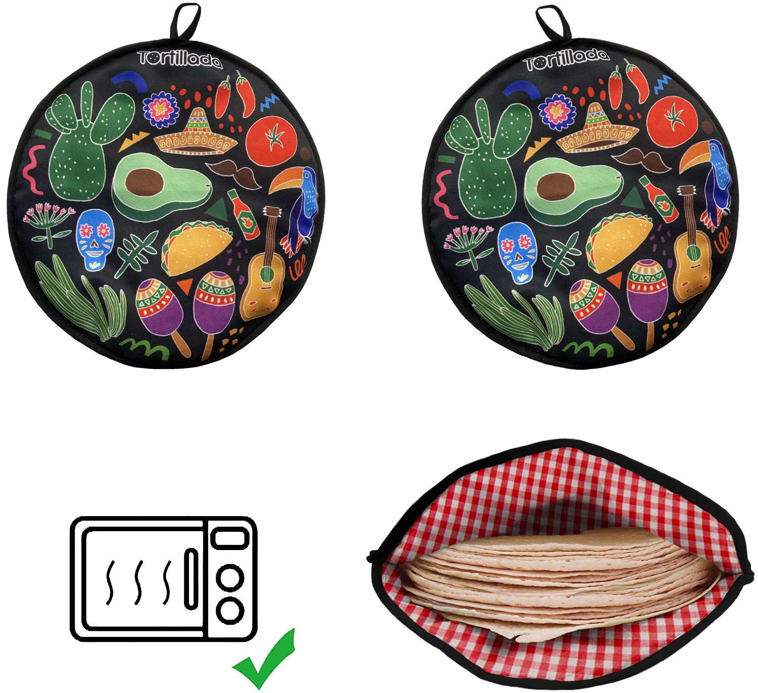 Tortillada es lavable en lavadora para mantenimiento sencillo.