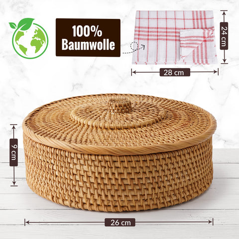 Tortillada toalla de algodón 100% seca y mantiene las tortillas más tiempo