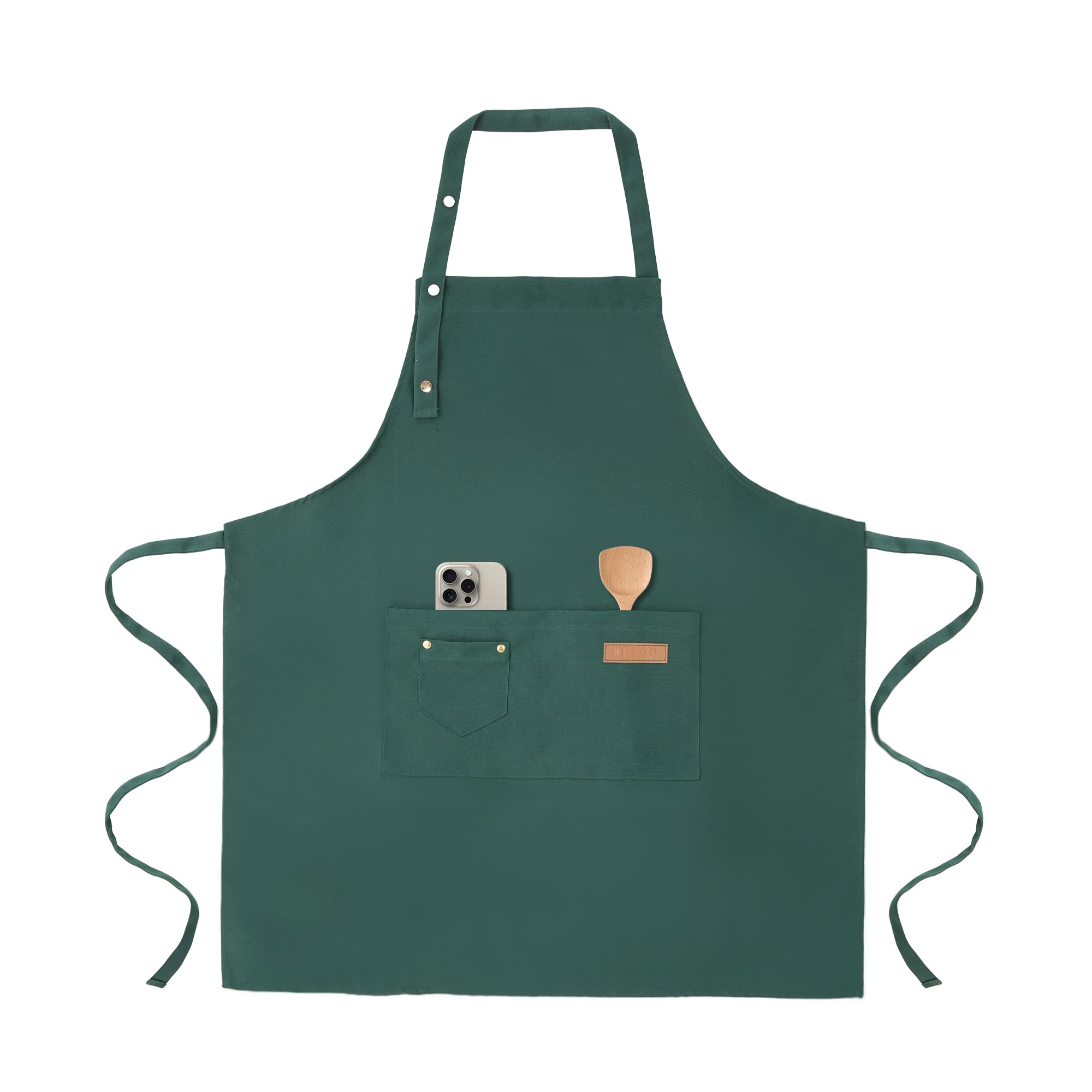 Delantal de arte Tosewever para mujer, ideal para pintar con bolsillos útiles.