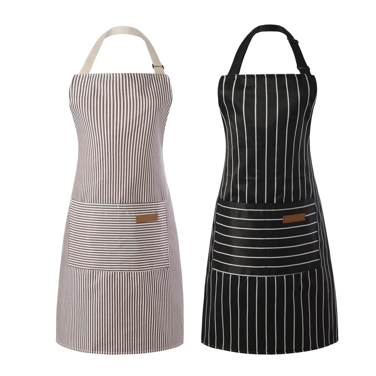 Delantal Tosewever con cuello ajustable para mayor comodidad al cocinar