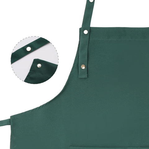Delantal Tosewever para cocina, cuello ajustable para mayor comodidad.