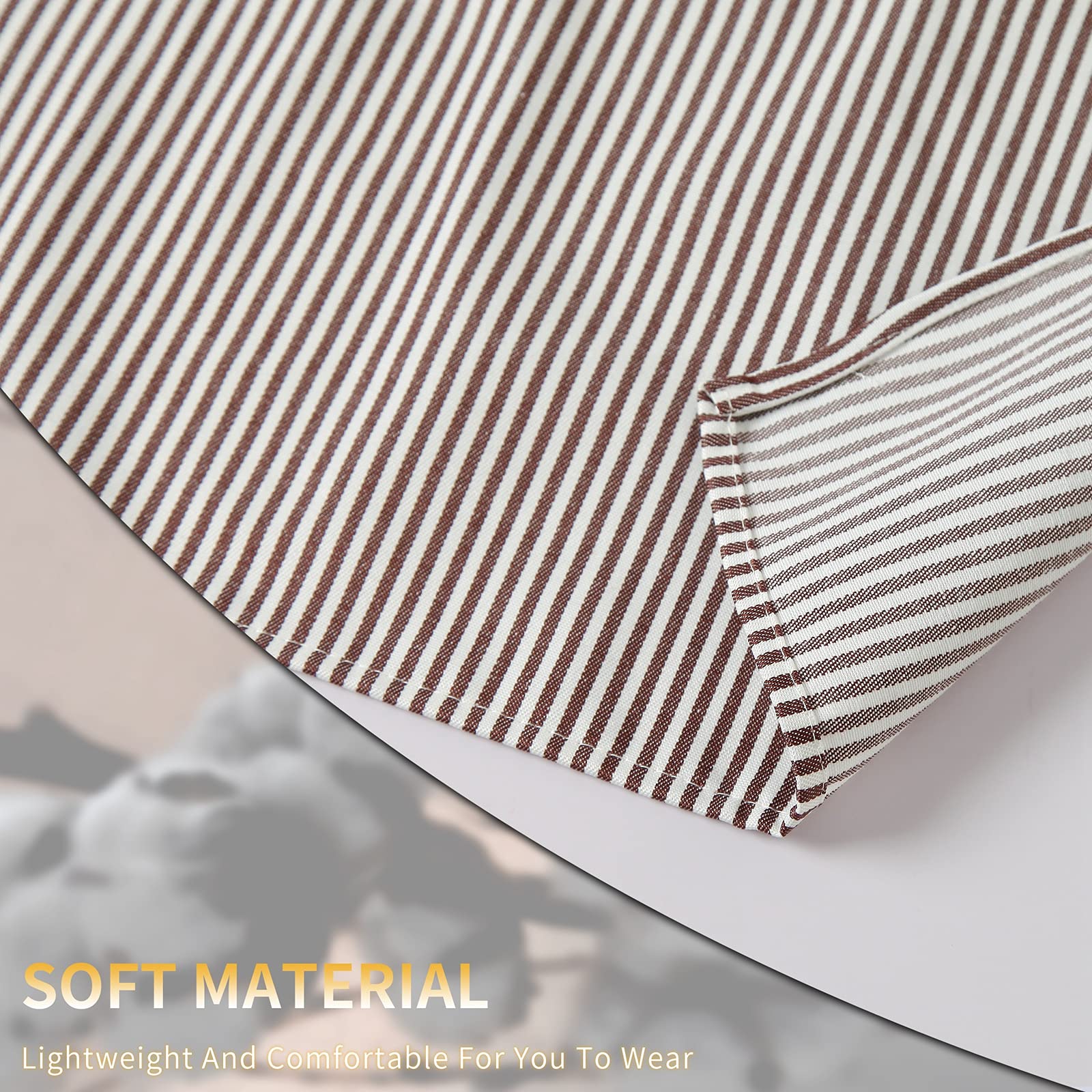 Delantal con ajuste personalizable para mujeres y hombres en casa