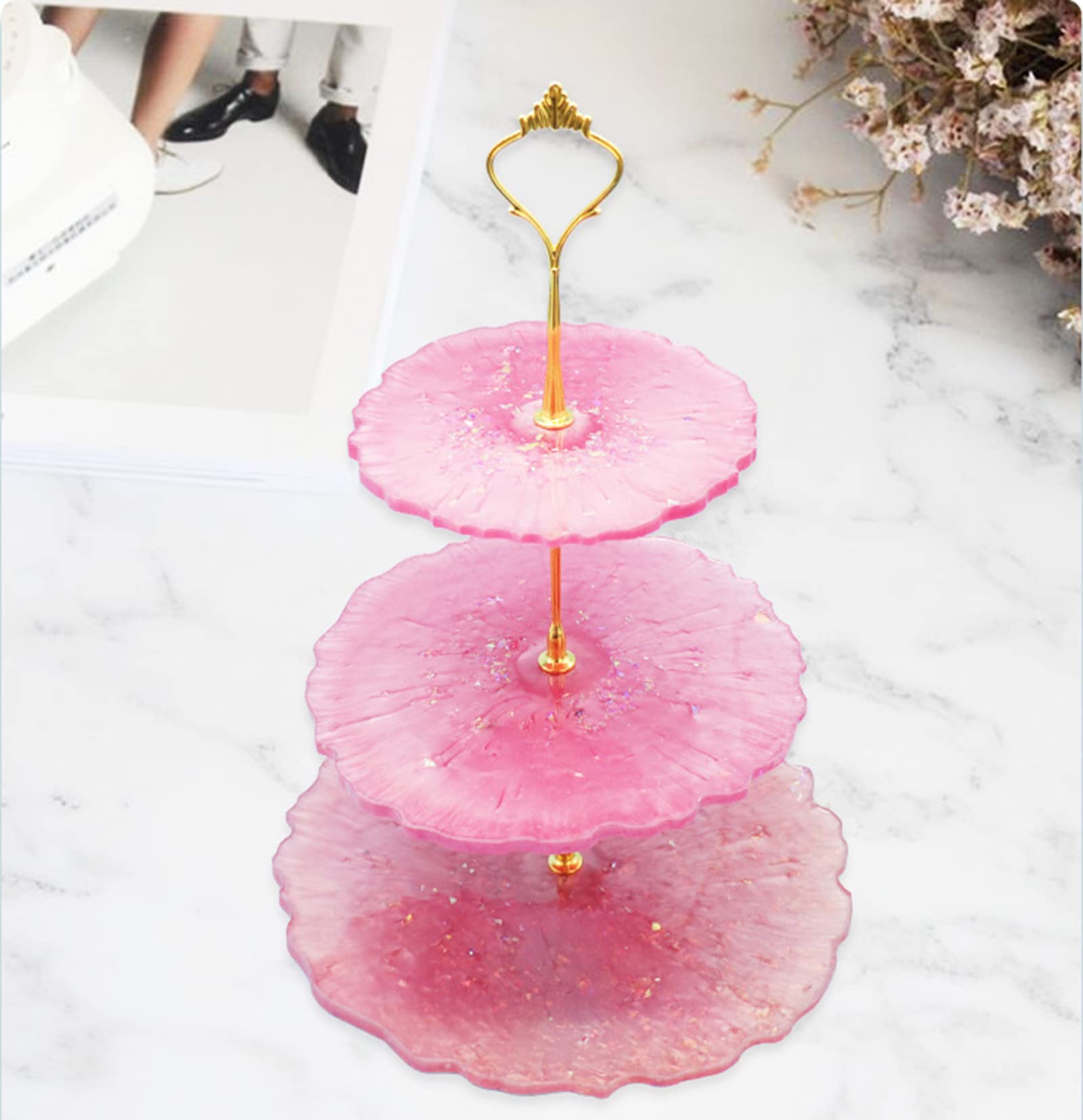 Tosnail accesorios de decoración para fiestas en oro, perfectos para bodas y eventos.