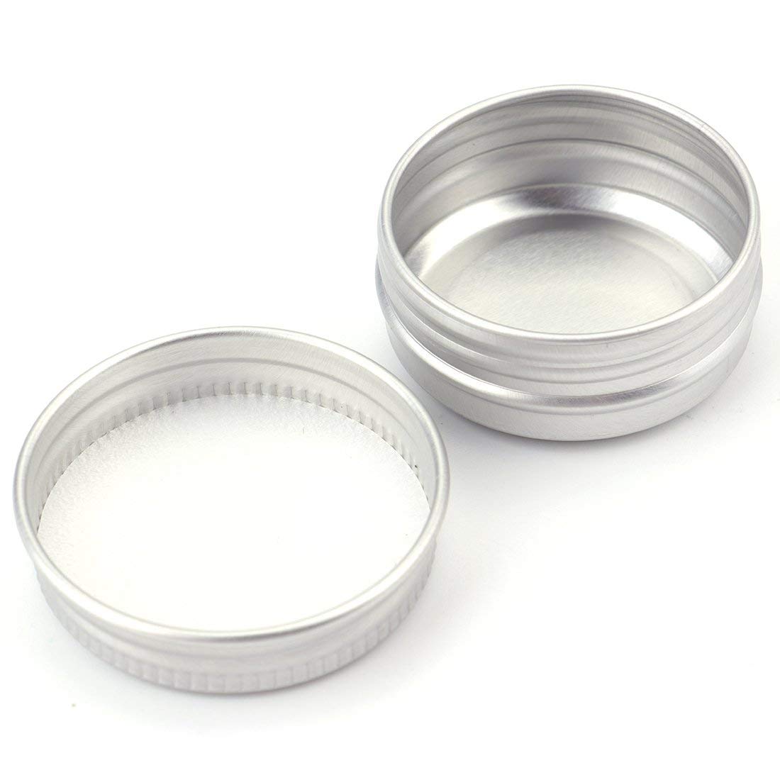 Envase Tosnail de aluminio ligero para viajar, con tapa rosca hermética.