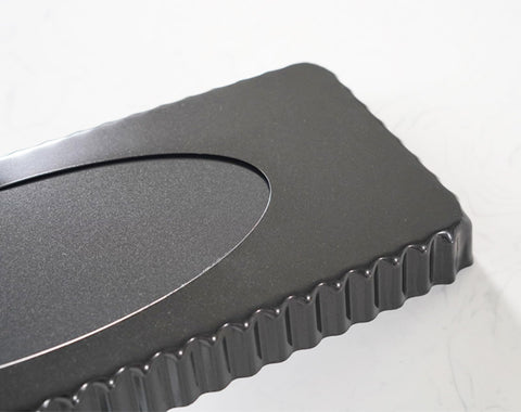 Tosnail rectangular quiche pan 14x5 para fiestas y reuniones caseras.