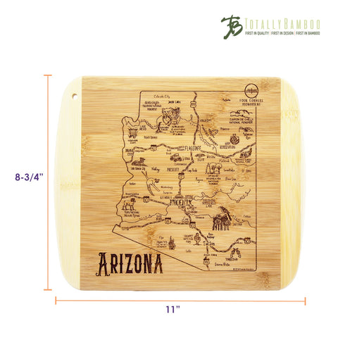 Totally Bamboo Arizona: cara reversible para servir o cortar con facilidad