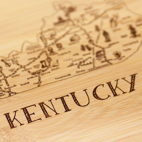 Totally Bamboo grabado Kentucky: Louisville, un toque decorativo para la mesa.