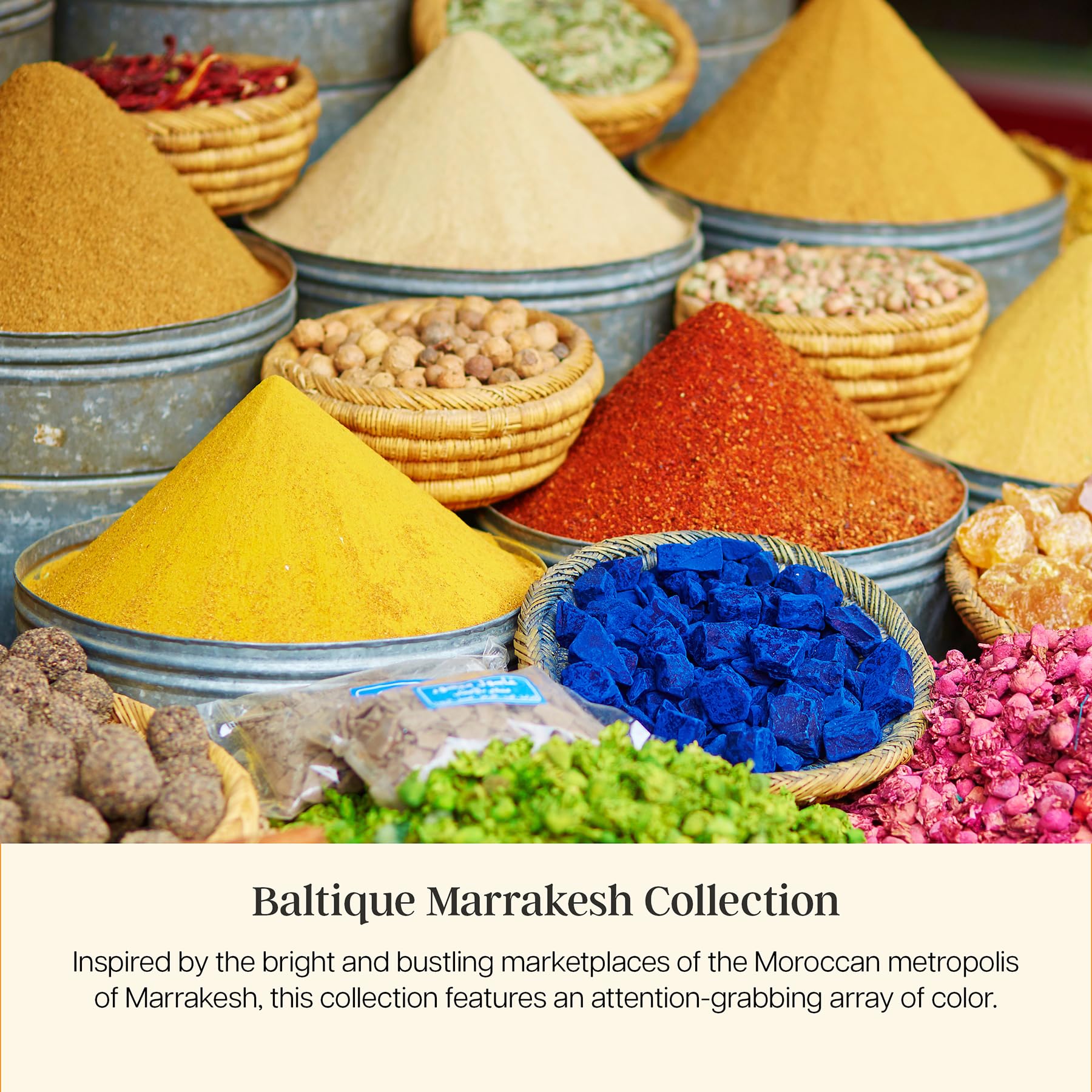 Totally Bamboo Baltique Marrakesh: colores vivos inspiran la cocina